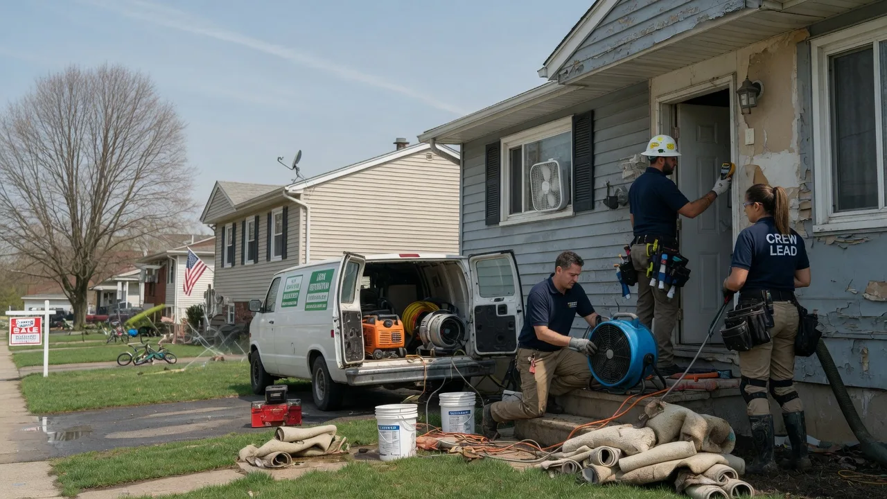 Flood Cleanup in North Wales, PA near me